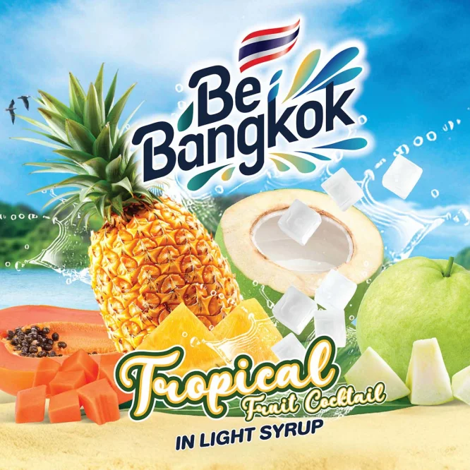 Be Bangkok Tropical Fruit Cocktail in Light Syrup